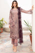 Ramsha Embroided Chiffon 3 Piece suit A-709