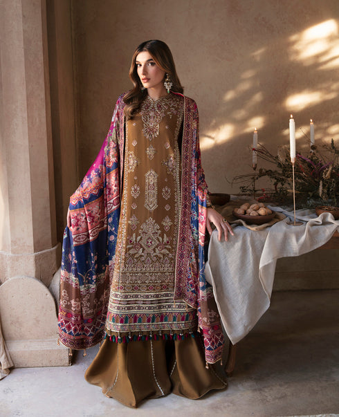 Xenia Embroidered Chiffon 3-Piece Suit TUHI
