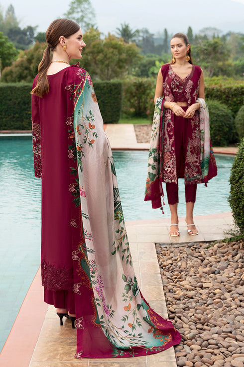 Ramsha Embroidered Lawn 3 Piece suit Z-802