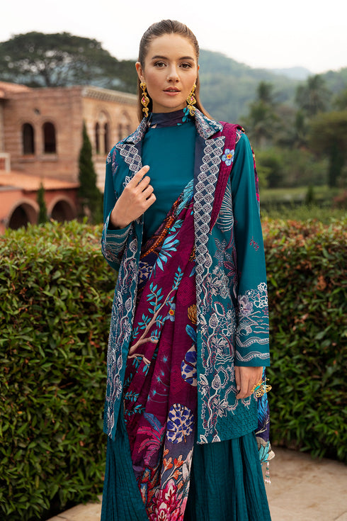 Ramsha Embroidered Lawn 3 Piece suit Z-805