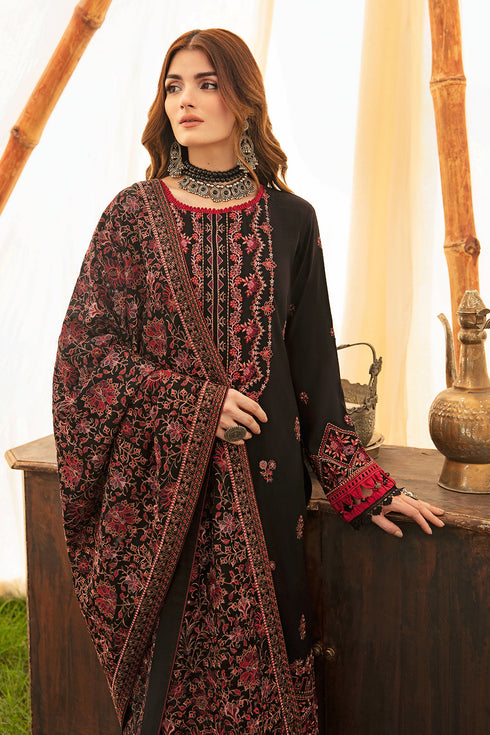 Ramsha Embroided Karandi 3 Piece suit R-904