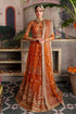 Afrozeh Embroidered Net 3 piece suit Dilaab