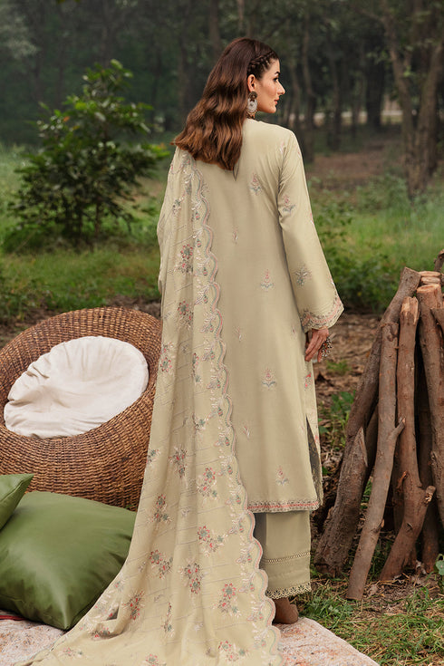 Ramsha Embroided Karandi 3 Piece suit R-910