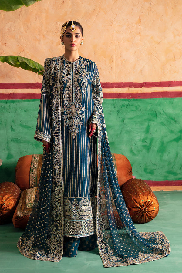 Afrozeh Embroidered Chiffon 3 piece suit Amal