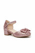 Kids Pink Glitter Shoes BS-608