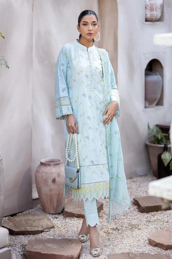 Adan Libas Embroidered Lawn 3 Piece suit 5844