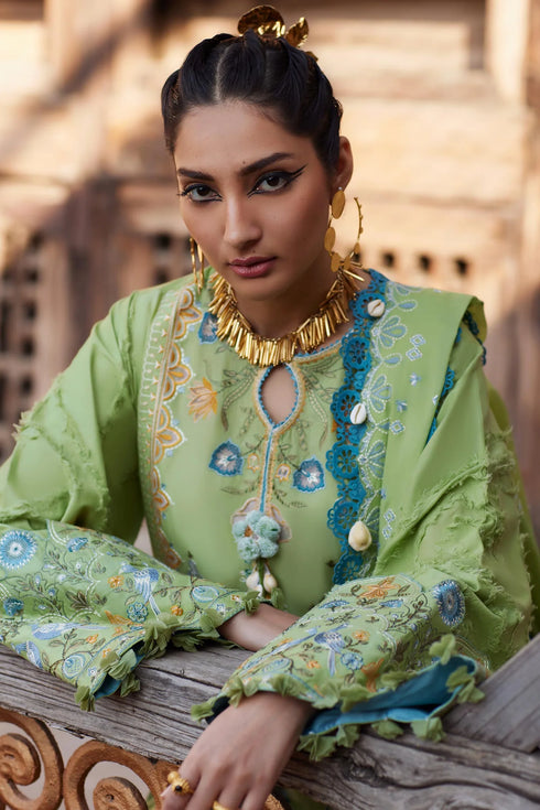 Elan Embroiderd Lawn Suit ISLA BLEU (EL25-11 B)