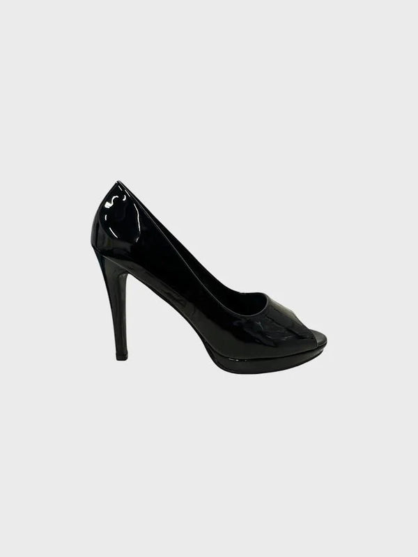 Black Patent Heel 12926
