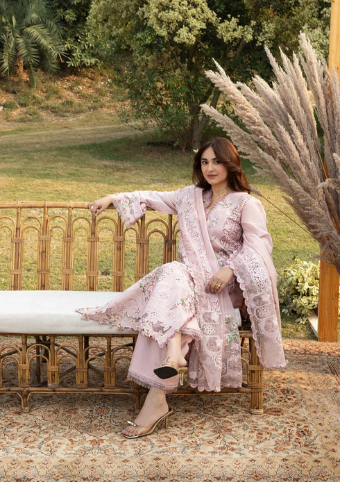Elaf Embroiderd Lawn Suit ELY-4A BLOOMING