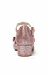 Kids Pink Glitter Shoes BS-608