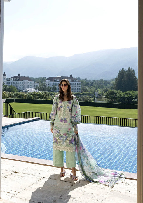 Elaf Digital Printed Lawn Suit ESA-6B EVELINE WHISPER
