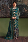 Nureh Embroidered Chiffon 3 piece suit NEL-36