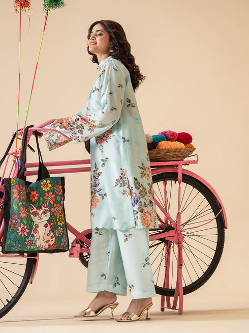 Allys Printed Lawn 2PC Suit ELAH- Pakistani Dresses