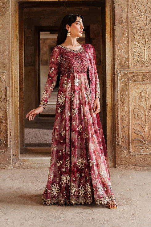 Iznik Printed Chiffon Suit UE-533