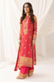Asifa and Nabeel Embroidered Masoori 3 Piece suit Sunehri ANB-04