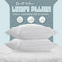 Pillow Cases Pack of 4 | Satin Striped | Brushed Microfibre | 50x75 cm