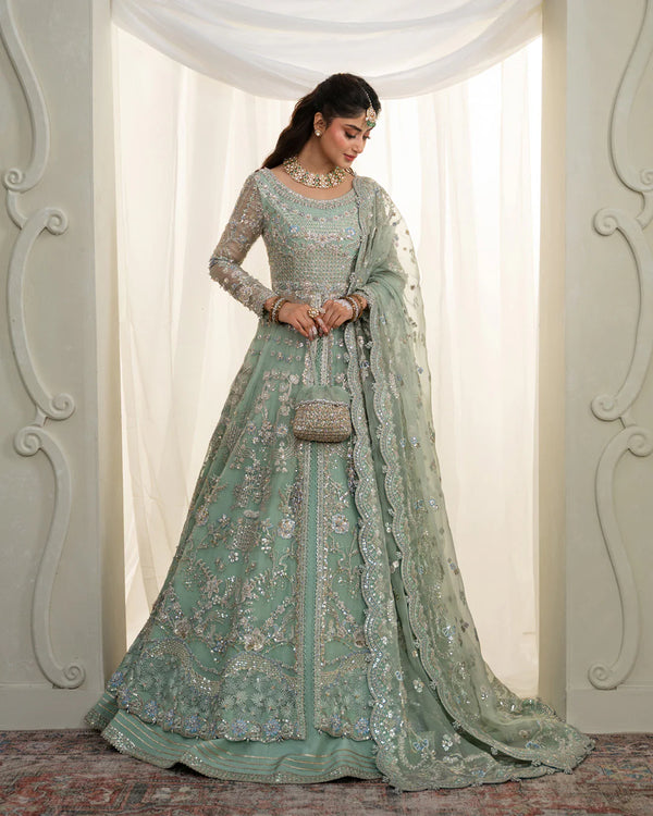 Faiza Saqlain Embroidered Net Suit Selin