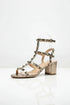 Rose Gold Ankle Strap Heel BS-7