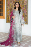 Imrozia Embroidered Organza Suit I-228