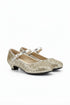 Kids Gold Glitter Shoes BS-41