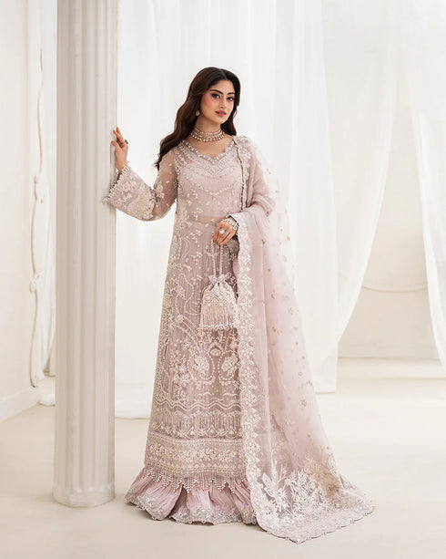 Faiza Saqlain Embroidered Organza Suit Ela