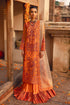 Maryam N Maria Embroidered Organza 3 piece suit Liatris Flame MS23-541