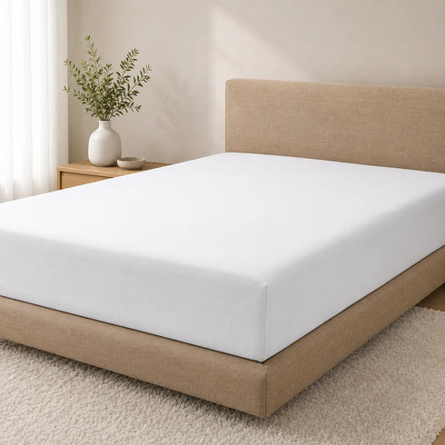 Flannel Fitted Sheet 25cm | Brushed Cotton