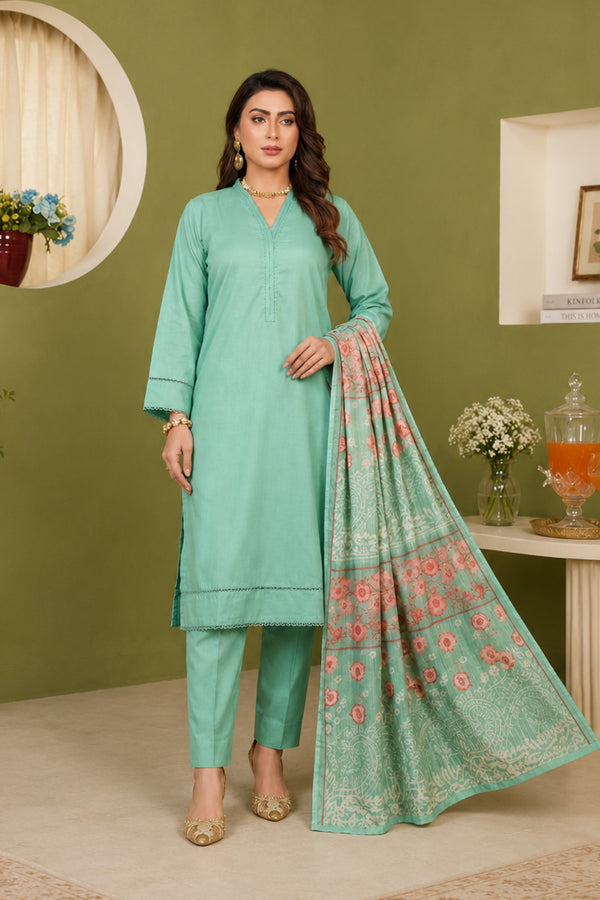 Dynia's By Bin Saeed Lawn Suit BS-114-Pakistani Lawn Suits