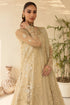 Farasha Embroidered Net Suit Golden Aura