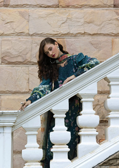 Elaf Digital Printed Lawn Suit ESA-5A OCEANA VEIL