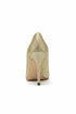 Gold Glitter Pointed Toe Stiletto High Heel Court Shoes 5 Inch – BS-12923