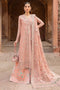 Farasha Chiffon 3 Piece Suit Peach Bell