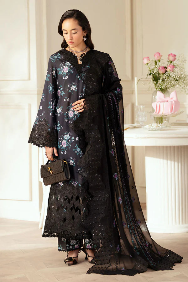 Nureh Embroidered and Printed Lawn 3 Piece suit Feya FE 04