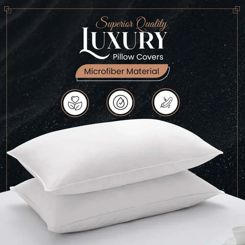 Pillow Cases Pack of 4 | Brushed Microfibre | 50x75 cm