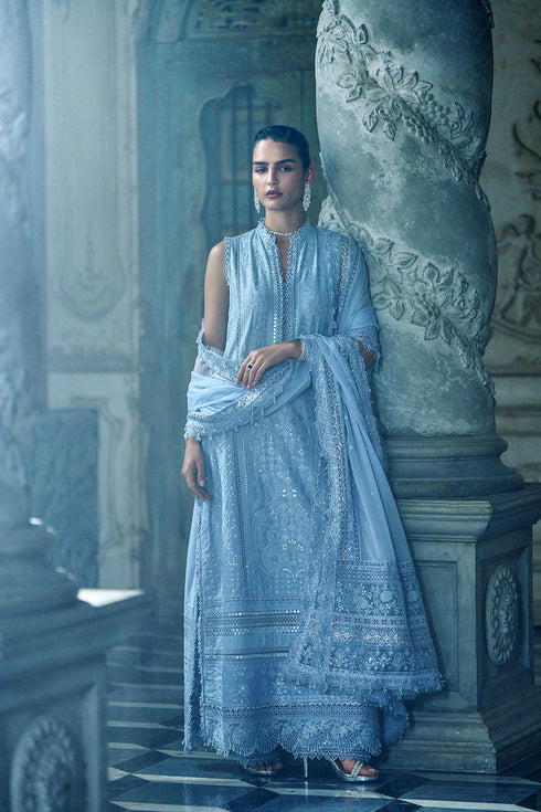 Sobia Nazir Embroidered Luxury Lawn suit Design 2B