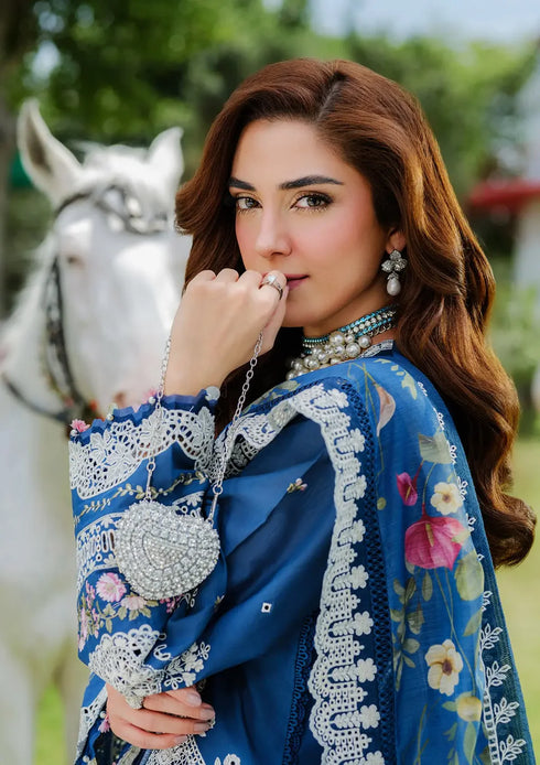 Elaf Embroiderd Lawn Suit ELH-2A ZIVA
