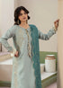 Zarqun Embroidered Raw Silk 3PC Suit 25103B