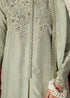 Zarqun Embroidered Raw Silk 3PC Suit 25102B