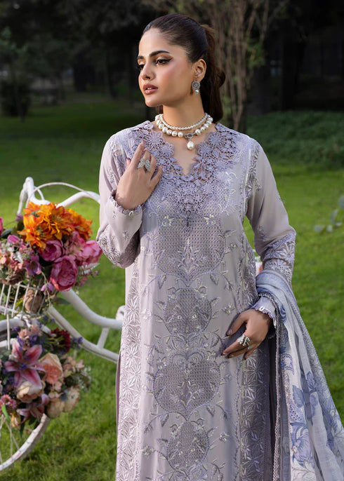 Zarqun Embroidered Lawn 3PC Suit 2613-A