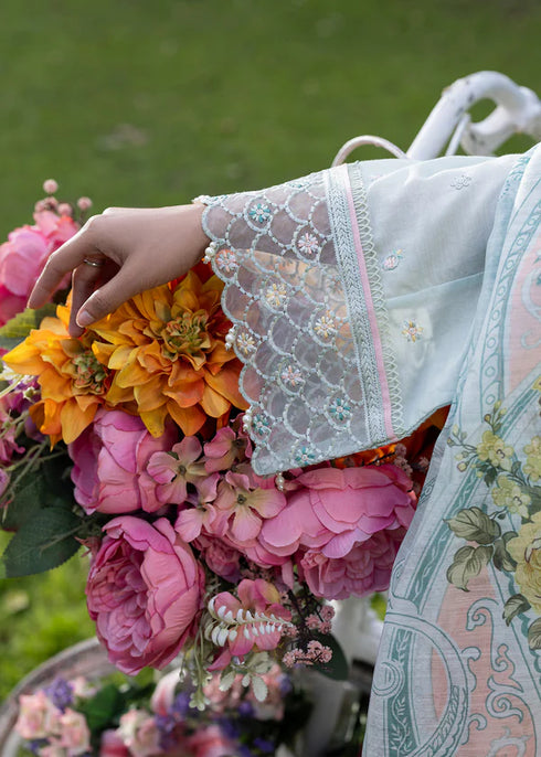 Zarqun Embroidered Lawn 3PC Suit 2615-A