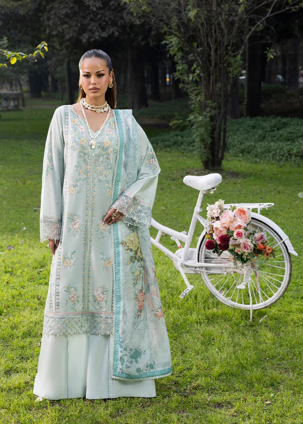 Zarqun Embroidered Lawn 3PC Suit 2615-A