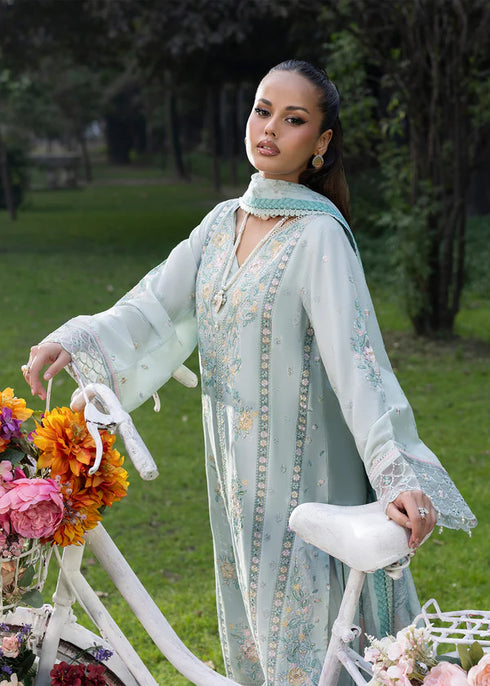Zarqun Embroidered Lawn 3PC Suit 2615-A