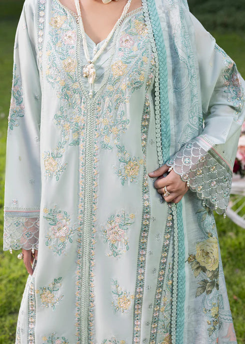 Zarqun Embroidered Lawn 3PC Suit 2615-A