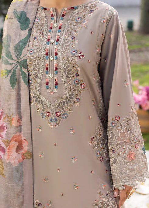 Zarqun Embroidered Lawn 3PC Suit 2616-A