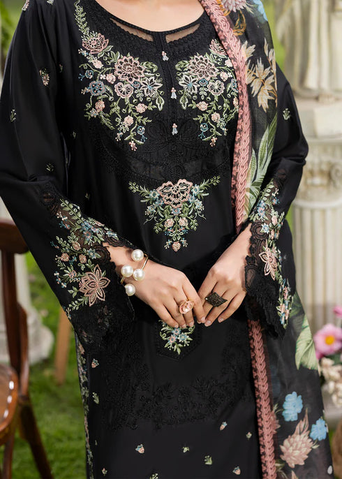 Zarqun Embroidered Lawn 3PC Suit 2617-A
