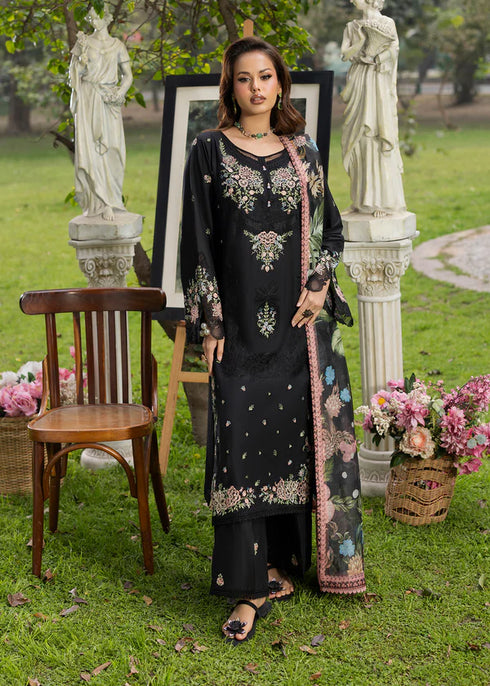 Zarqun Embroidered Lawn 3PC Suit 2617-A