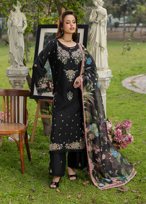 Zarqun Embroidered Lawn 3PC Suit 2617-A
