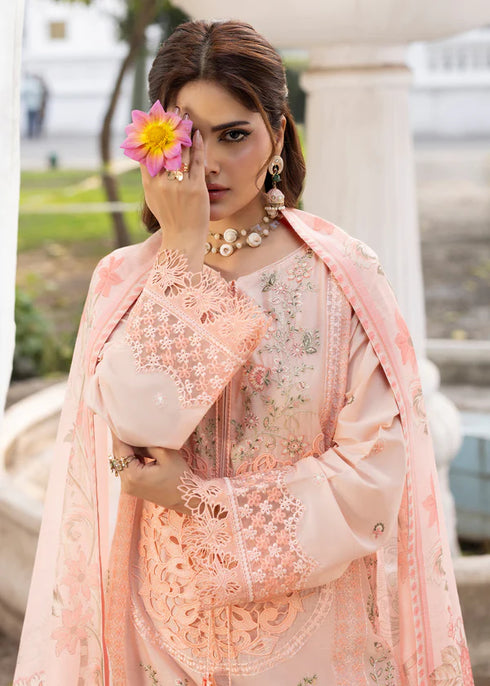 Zarqun Embroidered Lawn 3PC Suit 2618-A