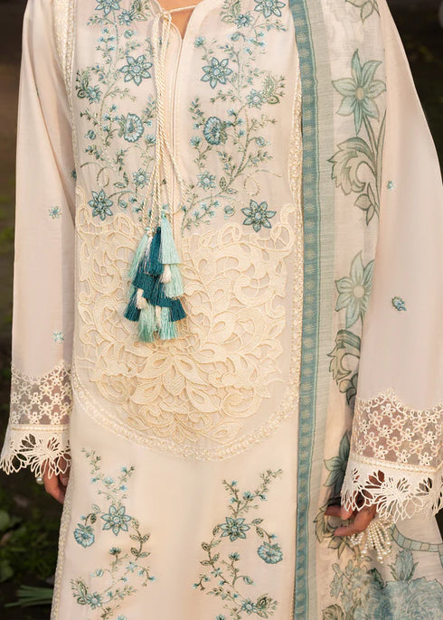 Zarqun Embroidered Lawn 3PC Suit 2618-B