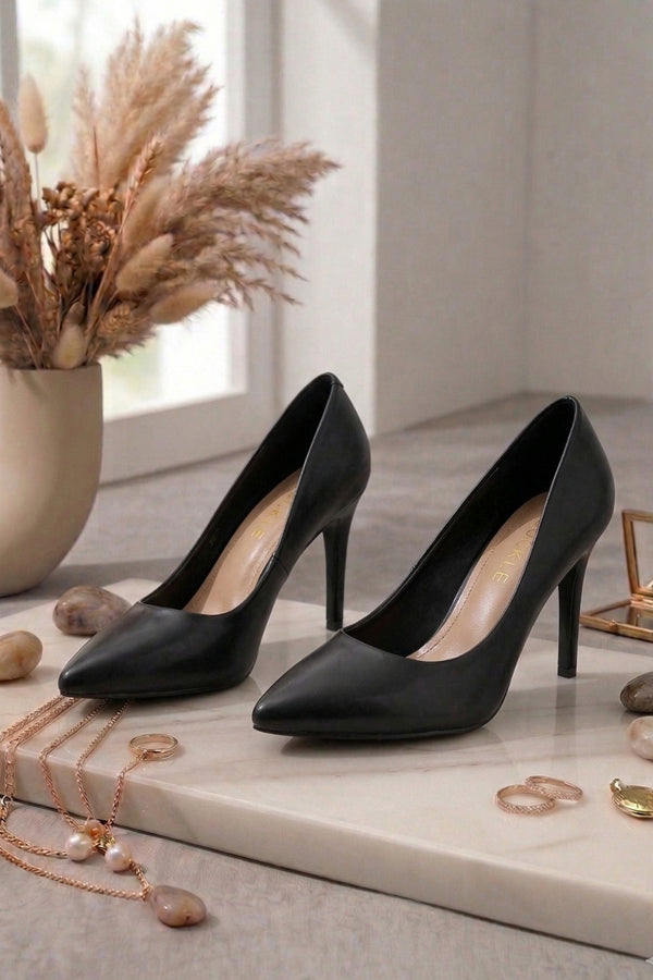 Black Matte Heel 12923